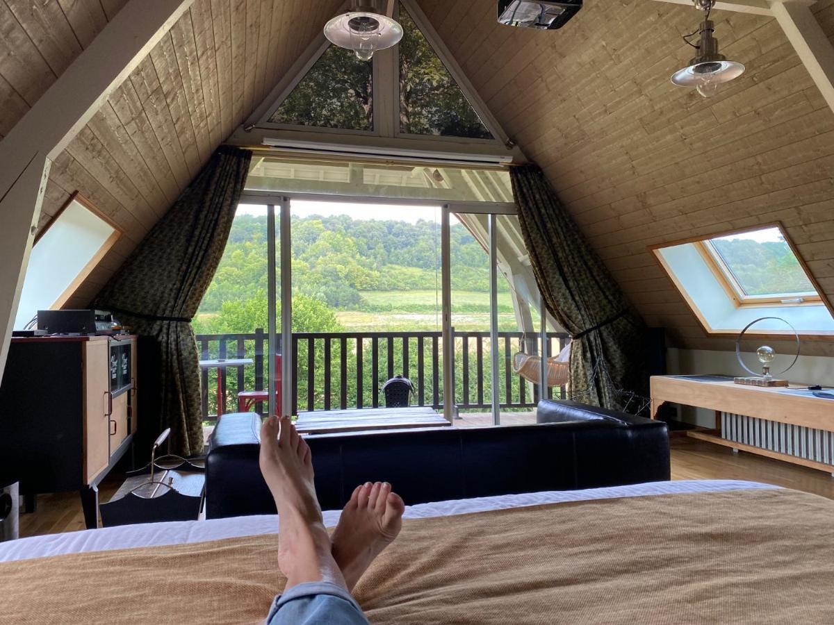 Gite Piscine Jacuzzi Privatises Clos Valentin Freulleville 外观 照片