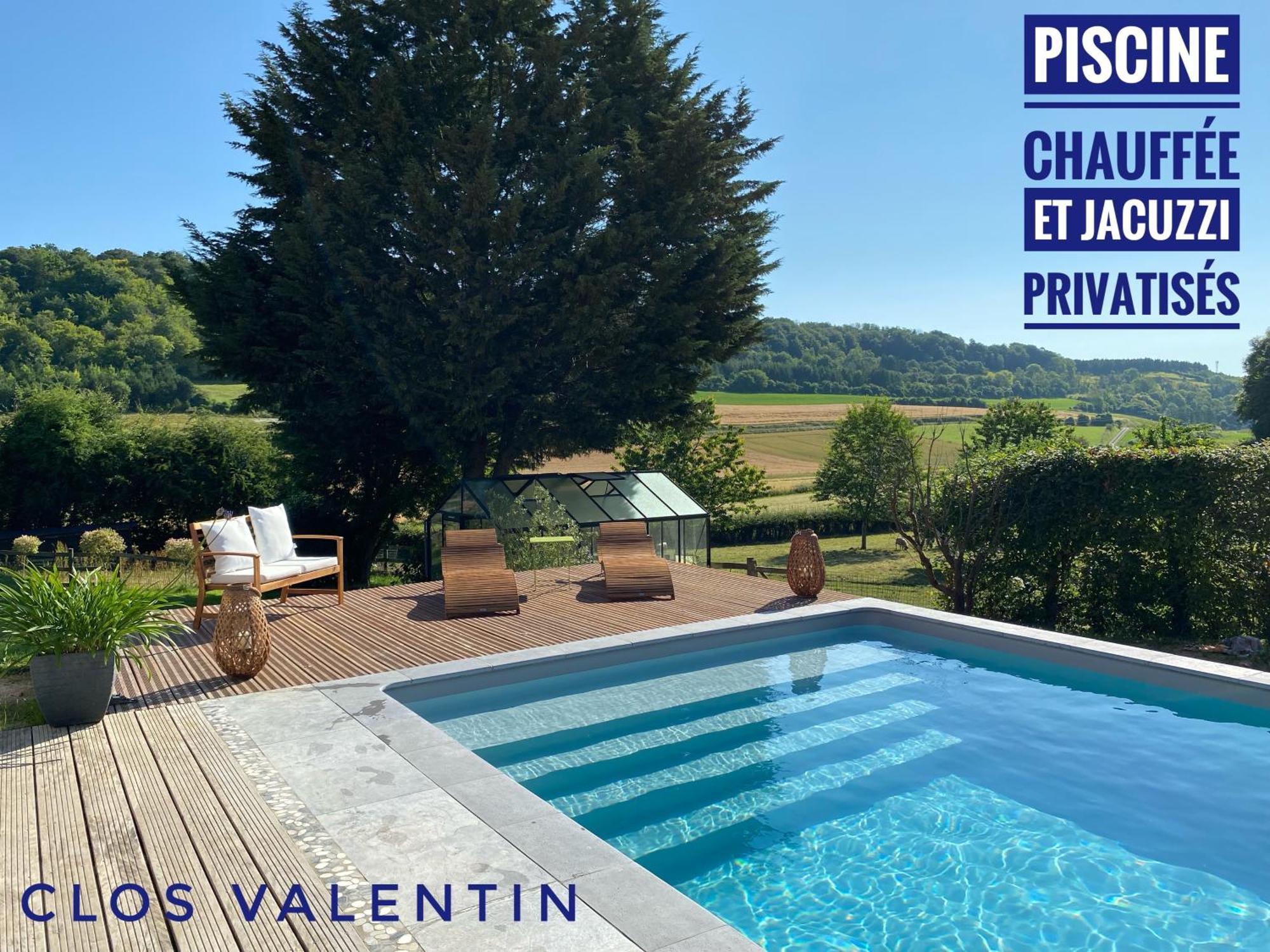 Gite Piscine Jacuzzi Privatises Clos Valentin Freulleville 客房 照片